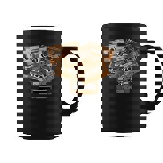 Brown Tape Cassettes Classic Old School Brown Color Graphic Coffee Mug | Mazezy