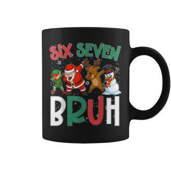 Bruh 67 Six Seven 6 7 Meme Gen Alpha Christmas Gen Z Xmas Coffee Mug - Thegiftio UK