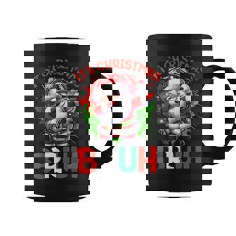 Bruh Dabbing Christmas Holiday Santa Claus Xmas Boys Coffee Mug | Seseable FR