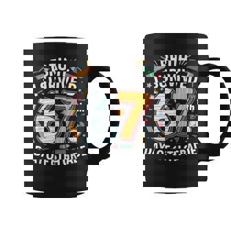 Bruh I Survived 67th Day Of 6th Grade 67 Meme Kid Boys Girls Coffee Mug | Mazezy