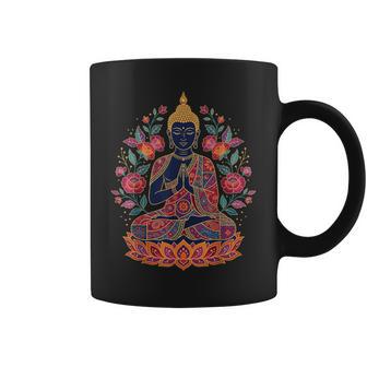 Buddha Meditation Meditating Coffee Mug - Monsterry