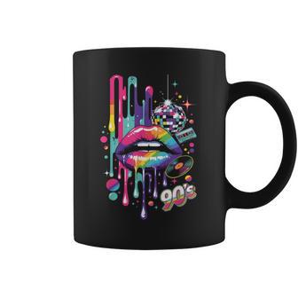 Bunte 90S Lippen Retro Disco Kassetteninyl Party Tassen - Geschenkecke