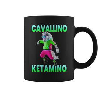 Caballo Raver Divertido Cavallino Ketamino Taza de café - Regaloses