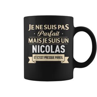 Cadeau Humour Nicolas Nom De Famille Tasse - Cadeauxyz