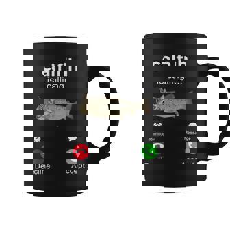 Cah Fih Calling Remind Me Message Decline Accept Phone Call Coffee Mug | Seseable FR