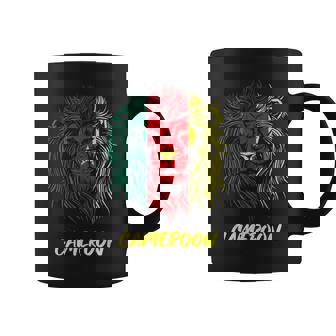Cameroon Lovers Home Lion Flag Cameroon Coffee Mug | Mazezy