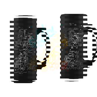 Camionero Trucker Hombres Camión Regalo Camión Taza de café - Regaloses