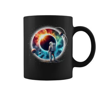 Camisa Espacial Astronauta Con Diseño De Luna Y Galaxia Taza de café - Regaloses