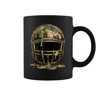 Camouflage Football Drip Boys Ice Cream Dripping Camo Boys Coffee Mug - Thegiftio UK