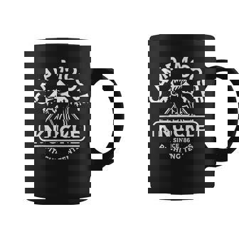 Camping Camper Camp Moose Knuckle Since '86 Pitching Tents Coffee Mug - Thegiftio