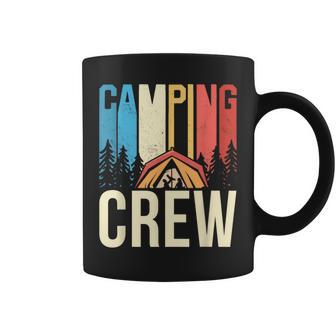 Camping Crew Campingplatz Camper Lagerfeuer Camp Tassen - Seseable