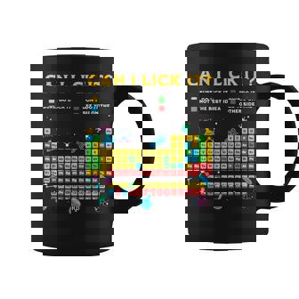 Can I Lick It 周期表 面白い 科学 先生 学生 コーヒーマグ - Kawaiitshirt