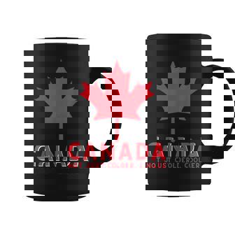Canada Not Just Colder Cooler Canadian Maple Leaf Canada Coffee Mug | Mazezy