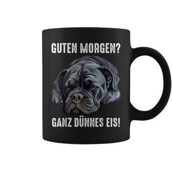 Cane Corso Hund Guten Morgen Ganz Dünnes Eis Morgenmuffel Tassen - Geschenkecke