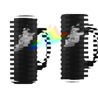 Canoeing Kayaking Paddling Rainbow Yakker Kayaker Coffee Mug | Mazezy