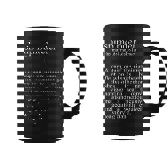 Captain Of The Miniature Fleet Ship Modeler Definition Coffee Mug | Mazezy