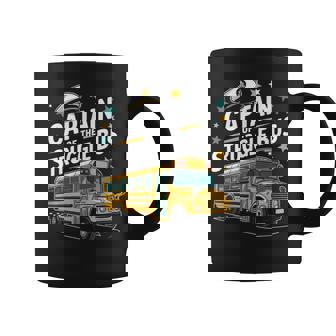 Captain Of The Struggle Bus Saying Retro Gag Women Men Coffee Mug | Mazezy