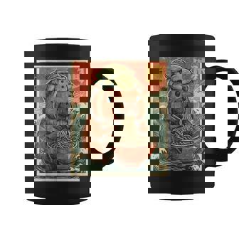 Capybara Anime Ramen Turtle Graphic Kawaii Capibara Coffee Mug - Seseable
