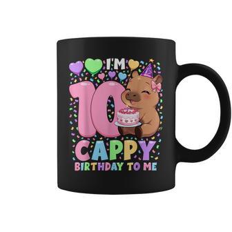 Capybara Birthday Kawaii Girl Capybara 10Th Birthday Coffee Mug - Thegiftio UK