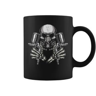 Car Painting Sprayer Skull Spray Gun Automotive Painter Coffee Mug - Thegiftio UK