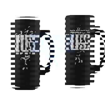 Cardiac Nurse Coquette Floral Cardiology Cvicu Nursing Grad Coffee Mug | Seseable CA