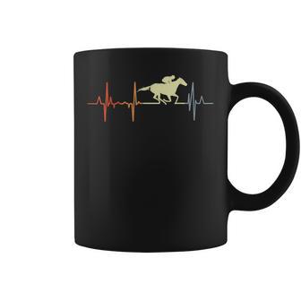 Cardiogramme Rétro Des Courses De Chevaux Tasse - Cadeauxyz