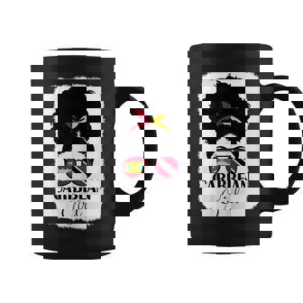 Caribbean Girl Roots Grenada & Trinidad Tobago Mix Heritage Coffee Mug | Mazezy