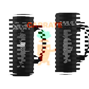 Carrate 空手キャロット かわいい＆面白いトレーニングダジャレ先生 コーヒーマグ - Kawaiitshirt