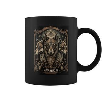 Carta Del Tarot Cerberus Cuello Taza de café - Regaloses
