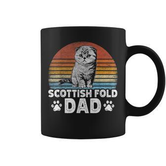 Cat Owner Dad Retrocottish Fold Dad Tazze - Novitaregali