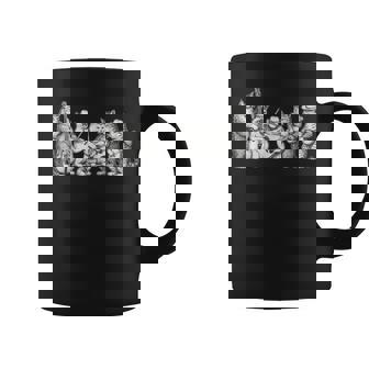 Cat Playing Musical Instruments Music Teacher Vintage Coffee Mug | Mazezy