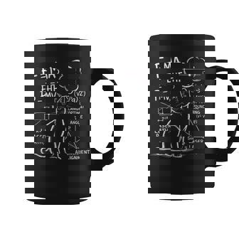 Cat Science Humor Physics Math Nerd Coffee Mug | Mazezy