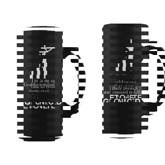 Catholic Priest Get Connected To God Cross Coffee Mug | Mazezy