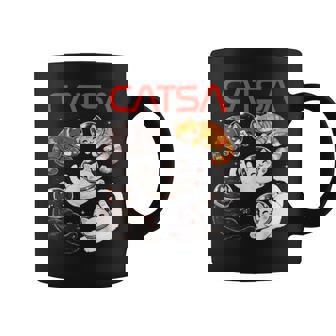 Catsa Cat Astronaut Universe Space Kitten Lover Galaxy Coffee Mug - Thegiftio