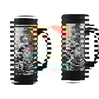 Catzilla Cat Arte Japonés Divertido Gato Regalos Para Hombres Es Niños Taza de café - Regaloses