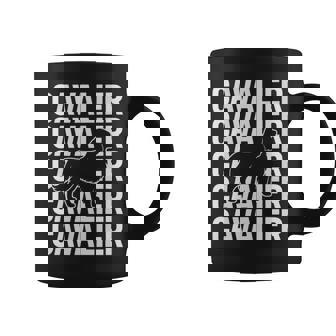 Cavalier King Charles Spaniel Retro Vintage Style Dog Owner Coffee Mug | Mazezy