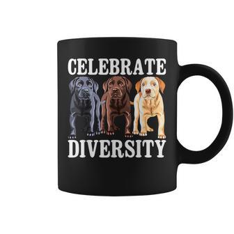Celebrate Diversity Labrador Retriever Dog Lover Coffee Mug - Thegiftio