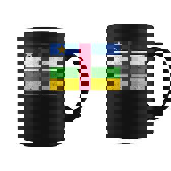 Central African Republic Flag Graphic For Men Women Kids Coffee Mug | Mazezy