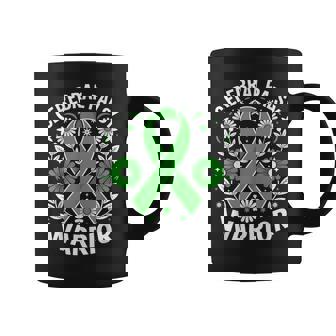 Cerebral Palsy Warrior Floral Cp Awareness Ribbon Fighter Coffee Mug | Seseable CA