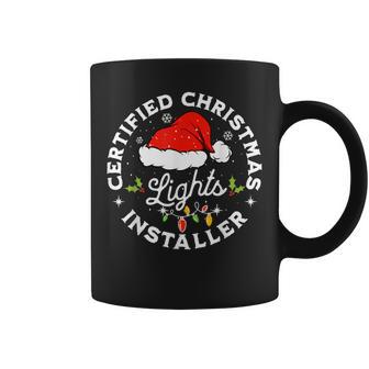 Certified Christmas Lights Installer Couples Matching Coffee Mug - Thegiftio UK