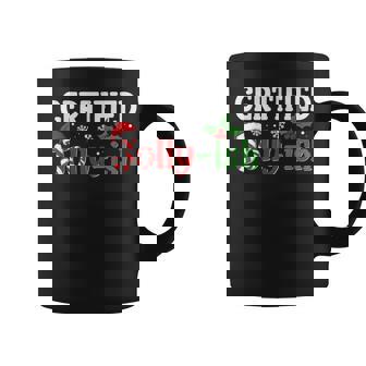 Certified Jolly-Ish Fun Christmas Spirit Coffee Mug - Monsterry