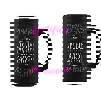 Certifiée Meilleure Graphiste Du Monde Graphiste Tasse - Cadeauxyz