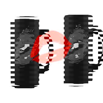 C’Est La Vie Red Lips French Pop Art Coffee Mug | Mazezy