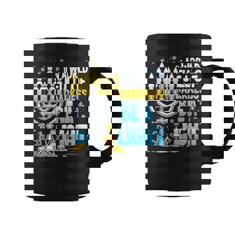 Chanukah Count Blessings Hanukkah Jewish Menorah Bow Light Coffee Mug | Mazezy