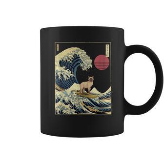 Chatiamois Japonais Kanagawaague Drôleurf Animal Tasse - Cadeauxyz