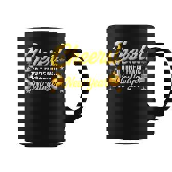 Cheers To The Freakin' New Year New Years Eve 2026 Fireworks Coffee Mug | Mazezy