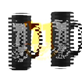 Cheetah 71st Birthday Party Jungle Safari Wild Cat Wildlife Coffee Mug | Mazezy