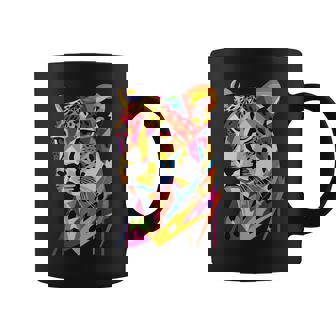 Cheetah Geometric Coffee Mug | Mazezy
