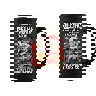Chest Nuts Roasting Naughty Santa Christmas Dirty Food Coffee Mug | Mazezy