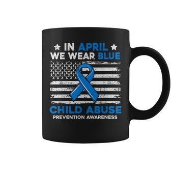 Child Abuse Prevention Flag Child Abuse Awareness Women Coffee Mug - Thegiftio UK